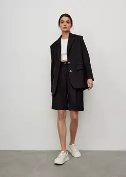 Шорты-бермуды NICEONE [Черный, M]