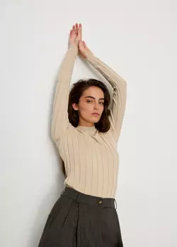 Водолазка базовая NICEONE [Сливочный, L]