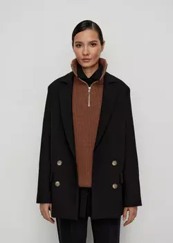 Жакет двубортный NICEONE [Черный, L]