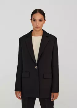 Жакет мужского плеча NICEONE [Черный, S]