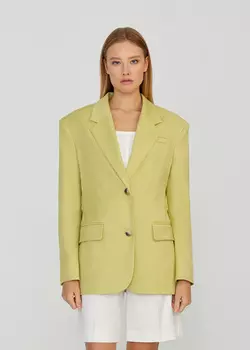 Жакет с поясом NICEONE [Лайм, XS]