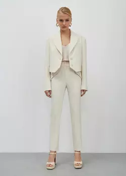 Жакет укороченный NICEONE [Молочный, S]