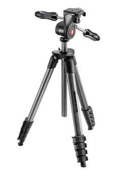 Nikon Manfrotto Штатив для фото-видеокамеры COMPACT ADVANCED Черный