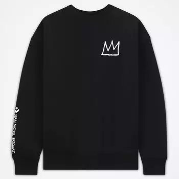 Converse Толстовка Converse X Basquiat Fleece Pullover Crew