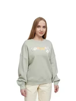 Converse Женская толстовка Heavyweight Graphic Crew