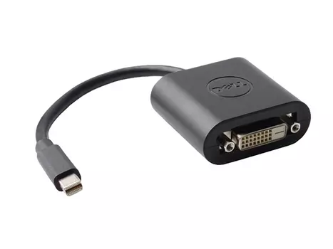 Адаптер Dell Mini DisplayPort to DVI, Черный, 470-13628