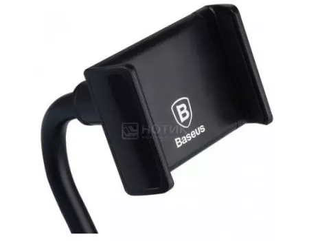 Автомобильный держатель Baseus Gurve Car Mount для смартфонов, на присоске, Черный SUGENT-TR01 Black