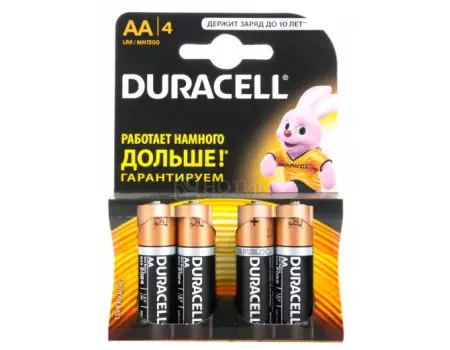 Батарейки Duracell LR6-4BL BASIC AA 4 штуки