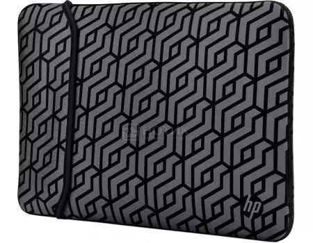 Чехол 14” HP Neoprene Reversible Sleeve, 2TX16AA, Неопрен, Серый (узоры)