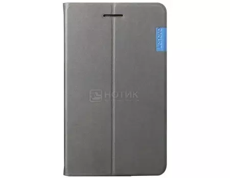 Чехол-книжка Lenovo Folio Case and Film для Lenovo TAB 3 TB3-730X, Полиуретан/Пластик, Gray, Серый, ZG38C01054