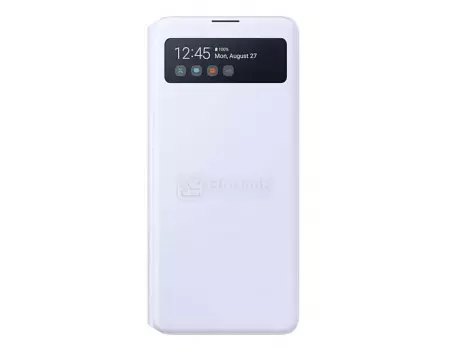 Чехол-книжка Samsung S View Wallet Cover для смартфона Samsung Galaxy Note 10 Lite, Полиуретан/поликарбонат, White, Белый, EF-EN770PWEGRU