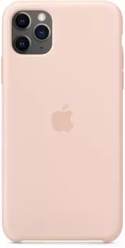 Чехол-накладка Apple Silicone Case Pink Sand для iPhone 11 Pro Max MWYY2ZM/A, Силикон, Бледно-розовый