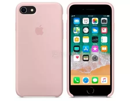 Чехол-накладка Apple Silicone Case Pink Sand для iPhone 8 / 7 MQGQ2ZM/A Силикон, Бледно-розовый