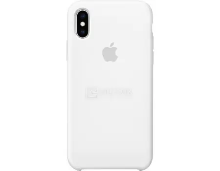 Чехол-накладка Apple Silicone Case White для iPhone XS MRW82ZM/A, Силикон, Белый