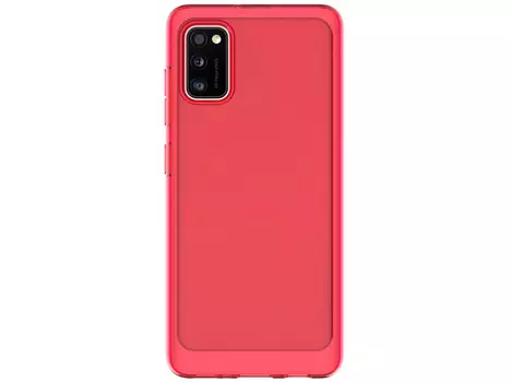 Чехол-накладка Araree A Cover для смартфона Samsung Galaxy A41, Термополиуретан, Red, Красный, GP-FPA415KDARR