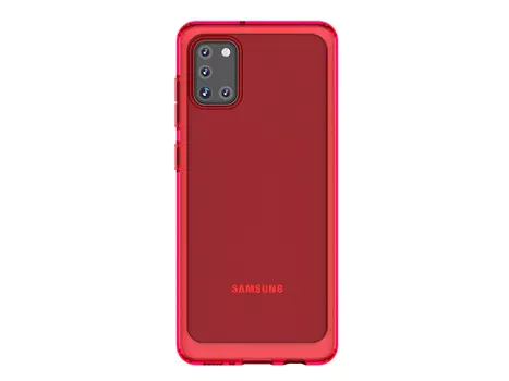 Чехол-накладка Araree A Cover для смартфона Samsung Galaxy A31, Термополиуретан, Red, Красный, GP-FPA315KDARR