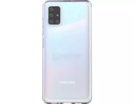 Чехол-накладка Araree A Cover для смартфона Samsung Galaxy A51, Термополиуретан, Clear, Прозрачный, GP-FPA515KDATR