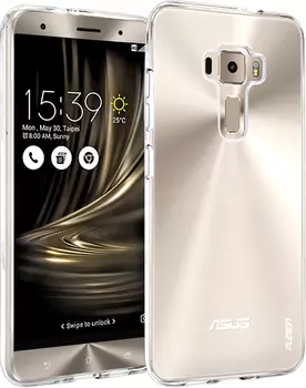 Чехол-накладка Asus Clear Case для Zenfone 3 Deluxe ZS570KL, Пластик, Прозрачный 90AC01S0-BCS001