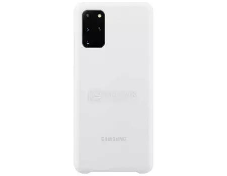 Чехол-накладка Samsung Silicone Cover для смартфона Samsung Galaxy S20+ , Силикон, White, Белый, EF-PG985TWEGRU