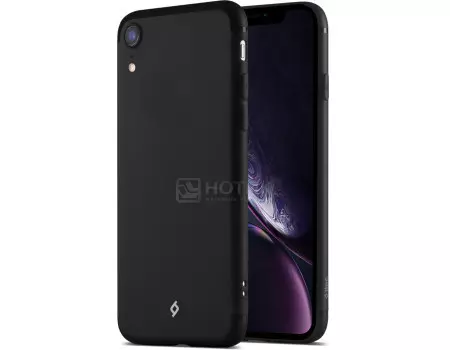 Чехол-накладка Ttec AirFlex для iPhone XR, Силикон, Черный, 2PNS186S