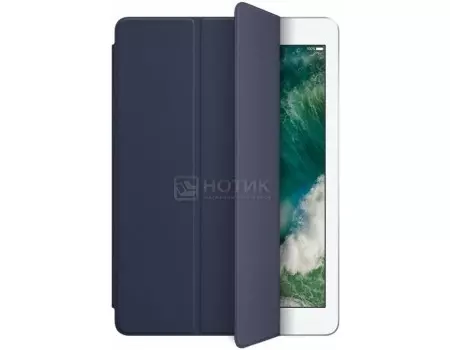 Чехол-обложка для планшета Apple iPad 9,7 iPad Apple Smart Cover, Полиуретан, Темно-синий MQ4P2ZM/A