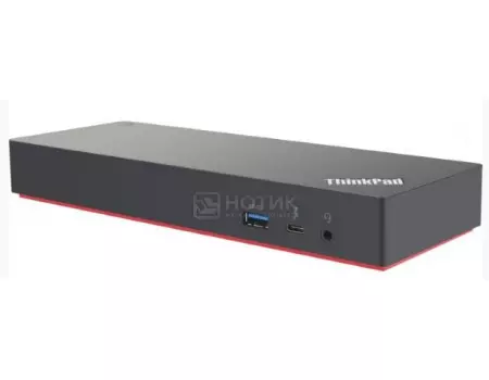 Док-станция Lenovo ThinkPad Thunderbolt 3 Dock (230W, RJ-45, 5xUSB 3.1, 2xHDMI, 2xDisplayPort, 1xThunderbolt 3). Черный 40AN0230EU