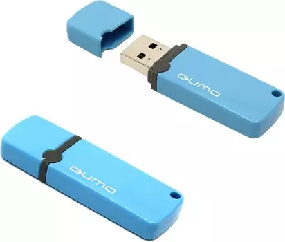 Флешка Qumo Optiva 8Gb, USB 2.0, Синий QM8GUD-OP2-blue