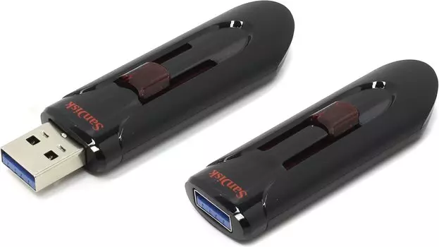 Флешка SanDisk 16Gb Cruzer Glide, USB3.0, SDCZ600-016G-G35, Черный