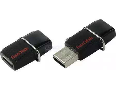 Флешка SanDisk 16Gb Ultra Dual SDDD2-016G-GAM46 USB3.0/microUSB, Черный