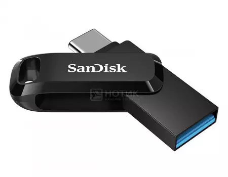 Флешка SanDisk 256Gb Ultra Dual Drive Go SDDDC3-256G-G46 USB 3.1/USB Type-C, Черный