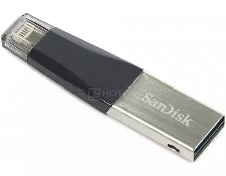 Флешка SanDisk 32Gb iXpand Mini SDIX40N-032G-GN6NN USB 3.0 / Lightning port, Черный