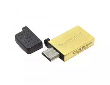 Флешка Transcend 16Gb JetFlash 380 TS16GJF380G USB 2.0/micro USB Золотистый
