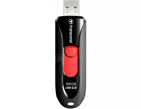 Флешка Transcend 64Gb JetFlash 590 TS64GJF590K, USB 2.0 Черный