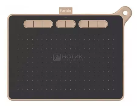 Графический планшет Parblo Ninos M USB Type-C, Черный/Розовый, 1471406