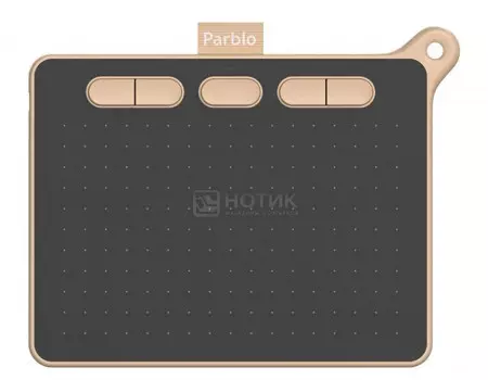 Графический планшет Parblo Ninos S USB Type-C, Черный/Розовый, 1471432