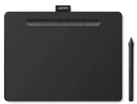 Графический планшет Wacom Intuos M Bluetooth Black, Черный CTL-6100WLK-N