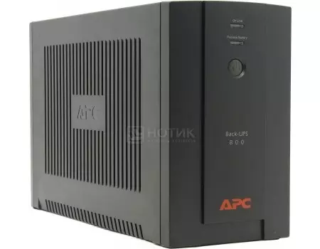 ИБП APC Back-UPS 800 480Вт 800ВА, Черный BX800CI-RS