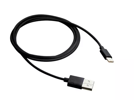 Кабель Canyon UC-1, USB 2.0 - USB Type-C, 5B/1A, 1м, Черный CNE-USBC1B