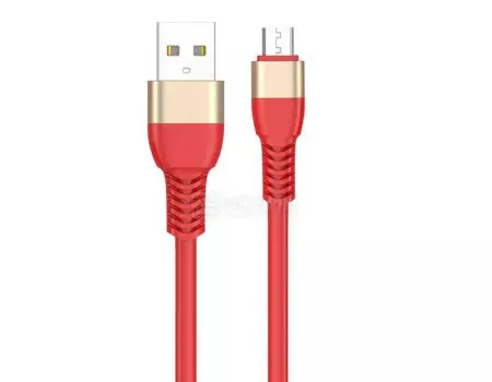 Кабель JOYROOM, USB - microUSB Round, 1.5м, Красный S318 1.5 m Red