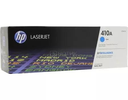 Картридж HP CF411A для Color LaserJet Pro M452/MFP M477/M377dw, Голубой 2300стр