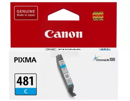 Картридж струйный Canon CLI-481 C 2098C001 голубой для Canon Pixma TS6140/ TS8140TS/ TS9140/ TR7540/ TR8540