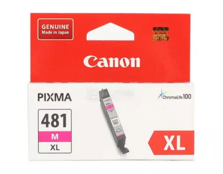 Картридж струйный Canon CLI-481 M XL пурпурный для Canon Pixma TS6140/ TS8140TS/ TS9140/ TR7540/ TR8540 2045C001