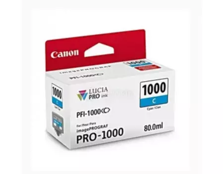 Картридж струйный Canon PFI-1000 C голубой для Canon 0547C001