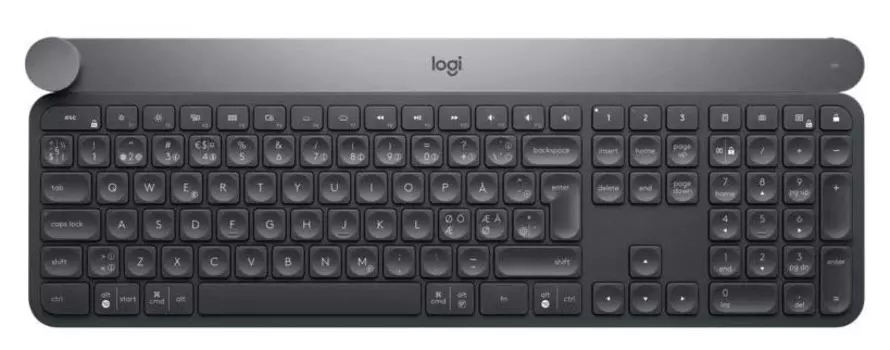 Клавиатура беспроводная Logitech CRAFT, Bluetooth/USB, Черный 920-008505