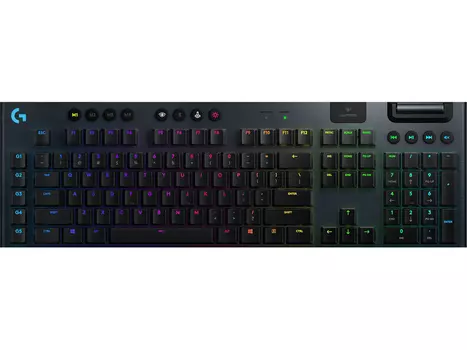 Клавиатура беспроводная механическая Logitech G915, Bluetooth/Wireless/USB, Черный 920-008909