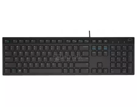 Клавиатура проводная Dell KB216 Black 580-ADGR, USB, Черный