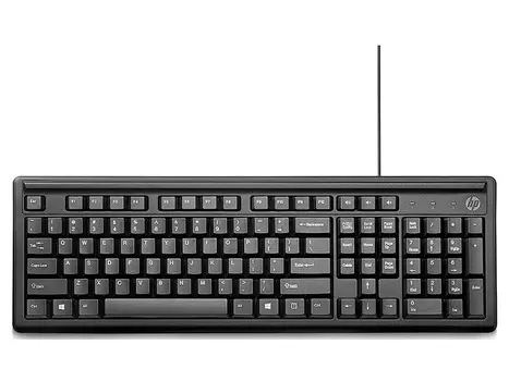 Клавиатура проводная HP Keyboard 100, USB, Черный 2UN30AA