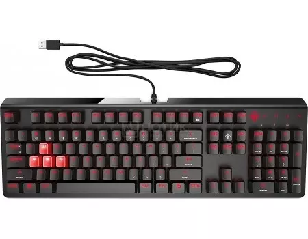 Клавиатура проводная HP OMEN 1100 Keyboard, USB, Черный 1MY13AA