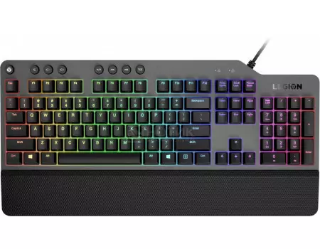 Клавиатура проводная Lenovo Legion K500 RGB Mechanical Gaming Keyboard, Серый GY40T26479