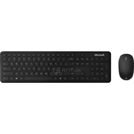 Комплект беспроводной клавиатура+мышь Microsoft Atom Bluetooth Desktop for Business, Bluetooth, Черный QHG-00041